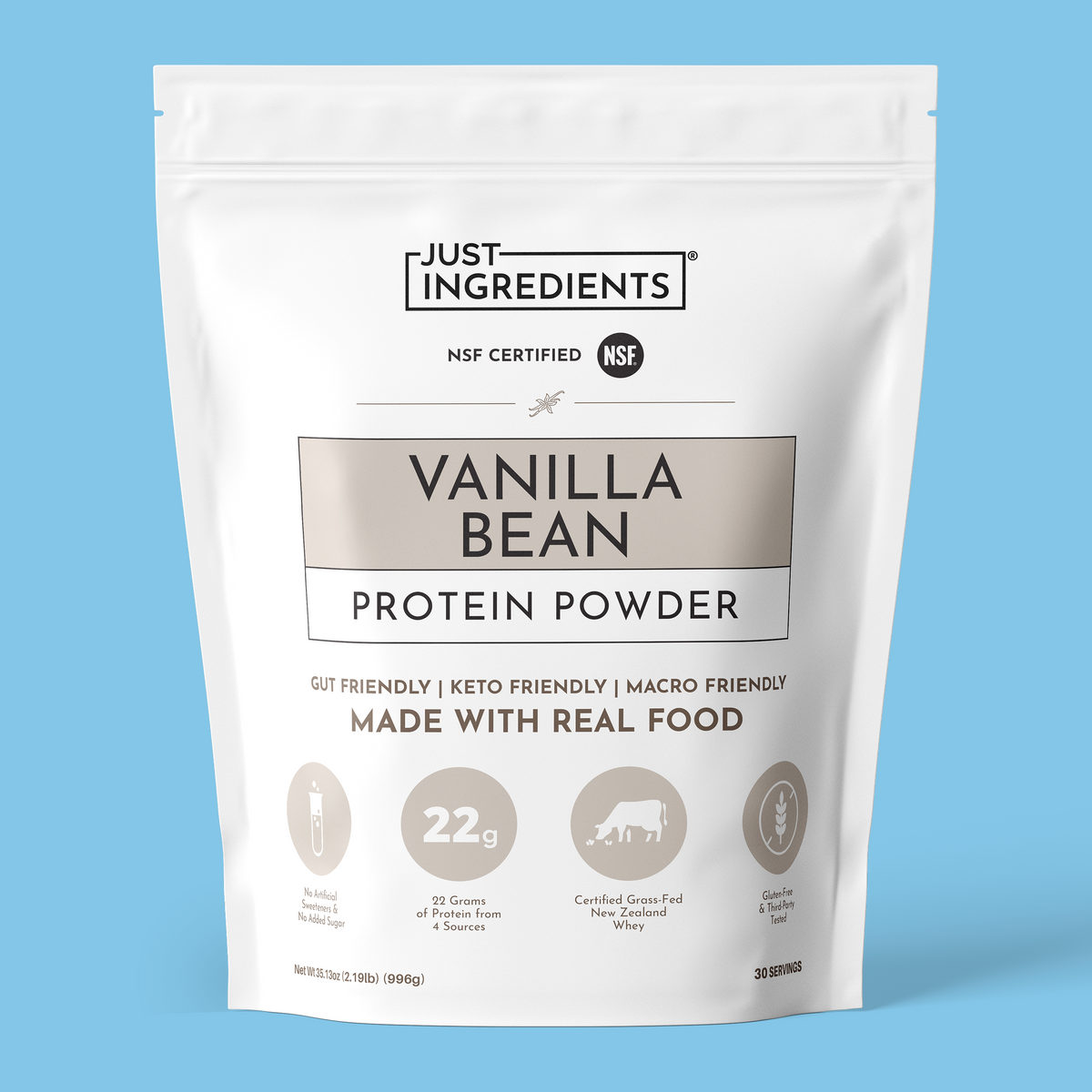 Vanilla Bean Protein Powder, 25g Protein