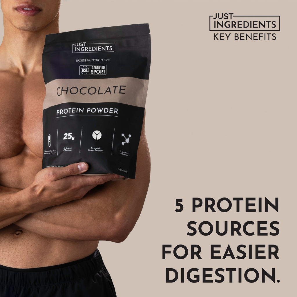 Chocolate Protein Powder — NSF Certified Sport, 25g Protein