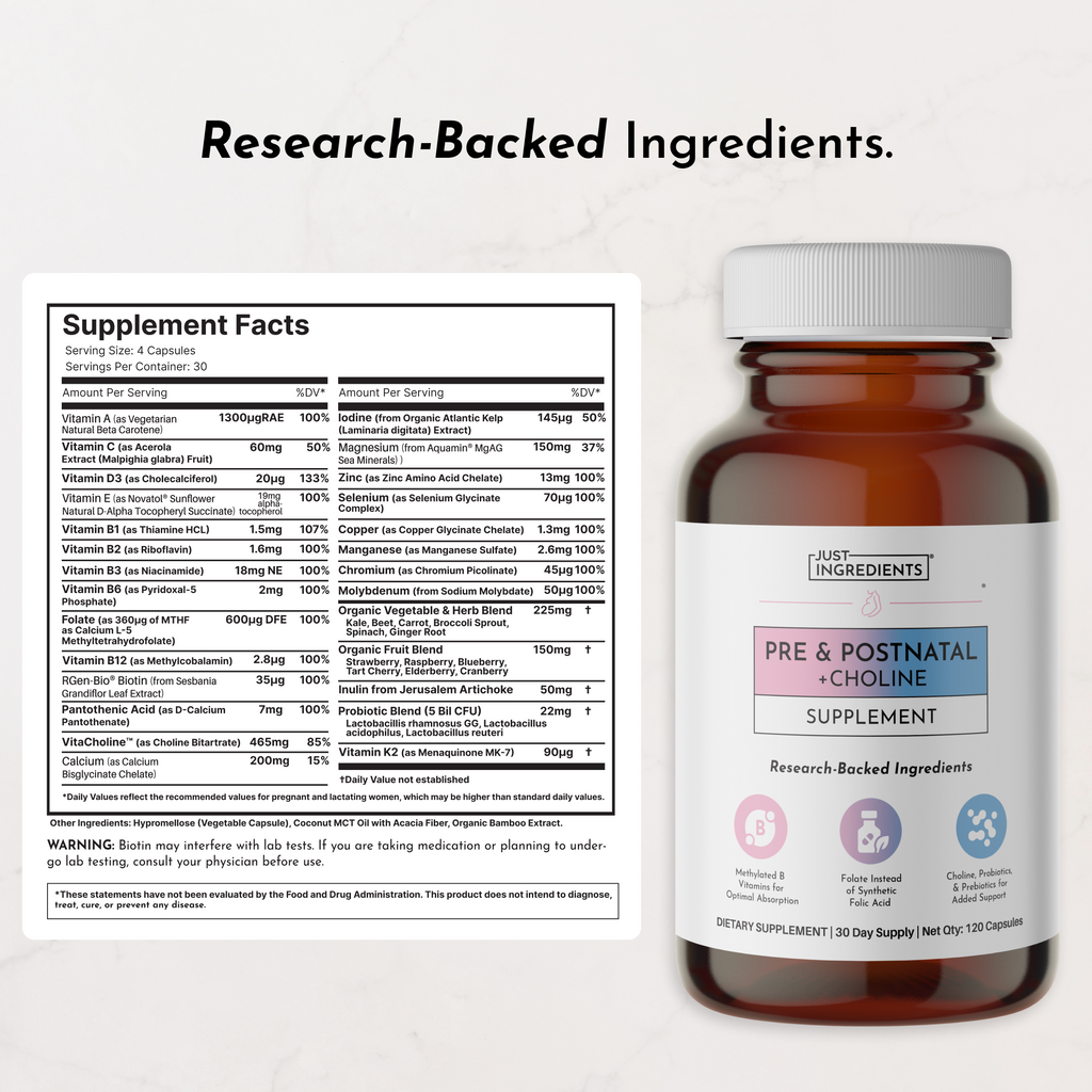 Pre & Postnatal - Choline + Algal DHA Set
